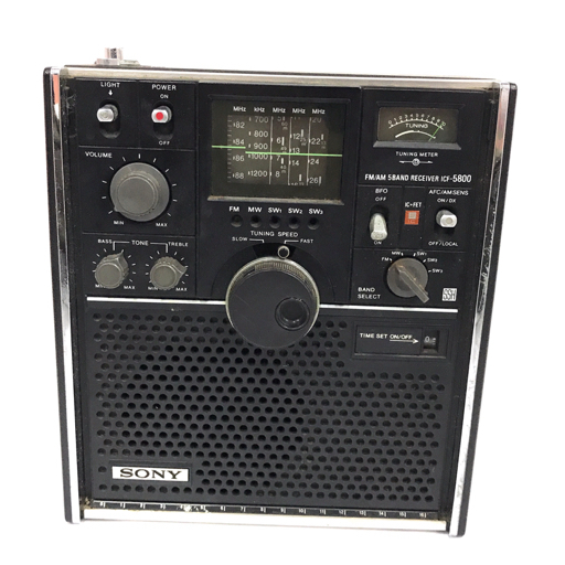 SONY ICF-5800 スカイセンサー MW:SW:FM BCLラジオ Skysensor
